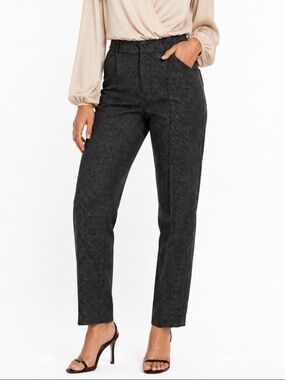 Zara Pants Polka Dot‎ Black White Trousers Womens Size 8